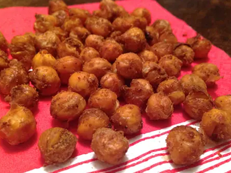 Chili-Roasted Chickpeas